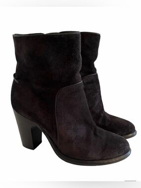 Rag & Bone Black Asphalt Suede Ankle Boot 36(6)